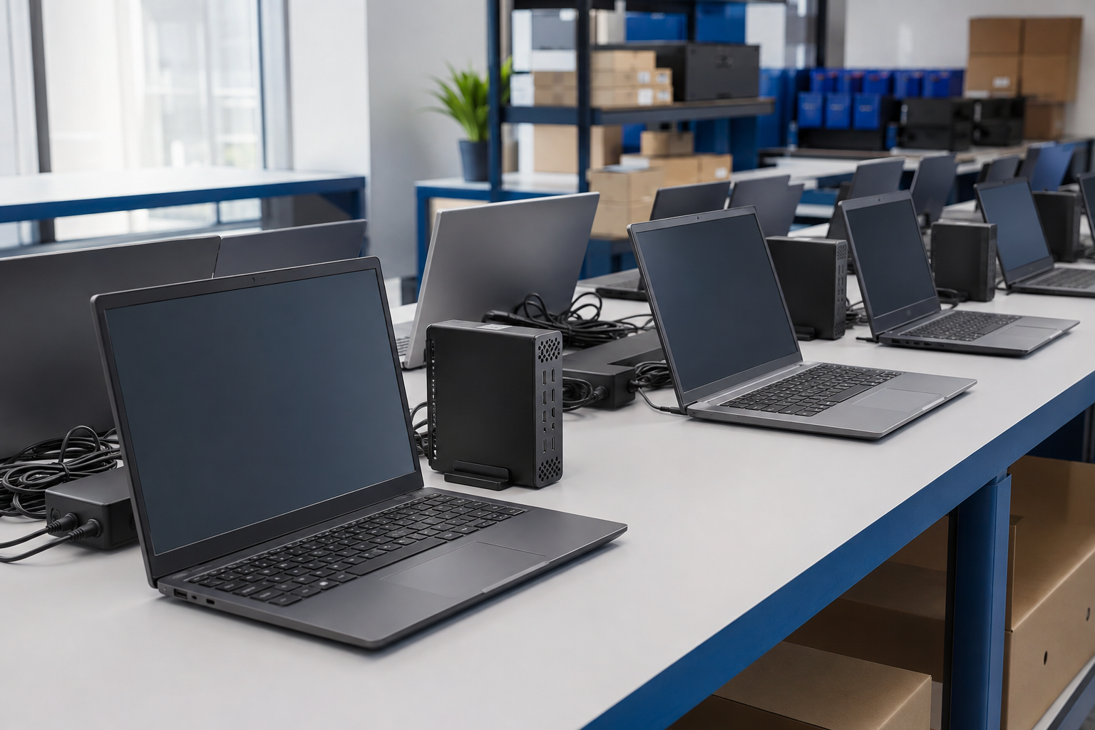 Business laptops and compact desktop systems